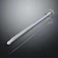 High Quality Metal Screw Hardware Tool With Threaded Shank And Flat Head 3d model