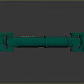 Metal device universal joint universal coupling link coupler coupling 3d model