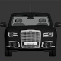 Luxury Black Limousine Exterior With Sleek Surface And Shiny Finish