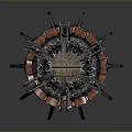 Advanced Spacecraft Module With Metallic Frame And Propulsion Components