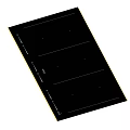 Modern Daily Electrical Appliance With Black Panel Yellow Border And White Line Design