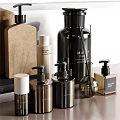 Elegant Modern Perfume and Cosmetic Bottles with Luxury Design and Glass Containers