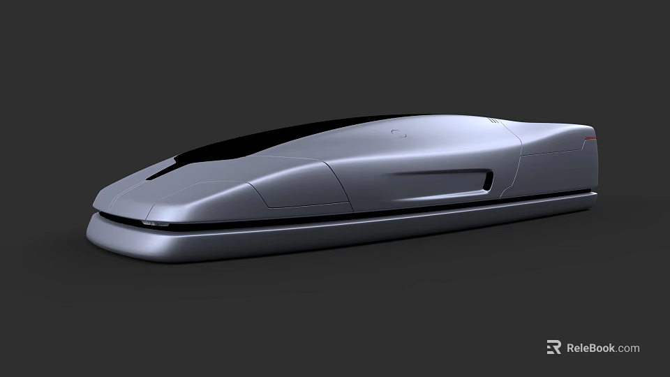 Futuristic Silver Concept Car With Sleek Aerodynamic Design And Modern Styling 3d model 