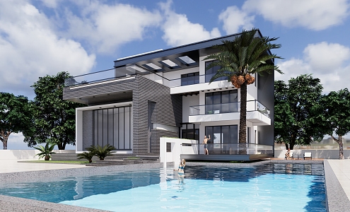 Modern Villa 3d model