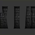 Columns Stone Columns Stone Columns Old Columns Roman Columns Roman Columns Classical Columns Greek Columns 3d model