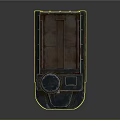 Rusty Military Tank With Metal Armor Top Hatch And Heavy Duty Structure
