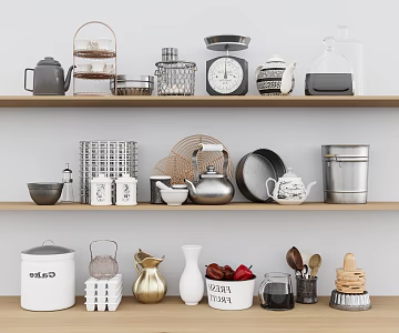 Modern Kitchen Supplies Portfolio 3d model