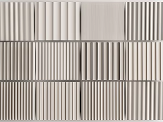 Modern wall panel background wall decorative panel 3d model