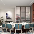 New Chinese Style Room Club Room 3d model