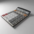 Modern Calculator Equipment Calculator Computer Computing Equipment 3d model