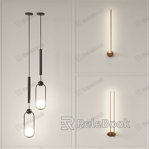 Modern lamp combination chandelier wall lamp combination model