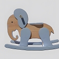 Children's toy elephant 3d model