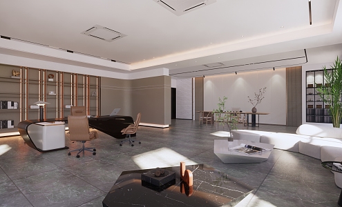 Hyundai Chairman's Office 3d model