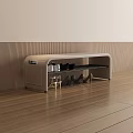 Light Gray Entryway Sofa Bench With Shoe Storage Magazine Small Box And Photo Pocket Organizer