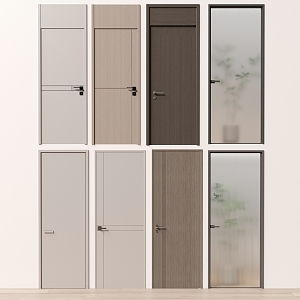 Door Interior Door Glass Door Toilet Door Frosted Glass Changhong Glass 3d model