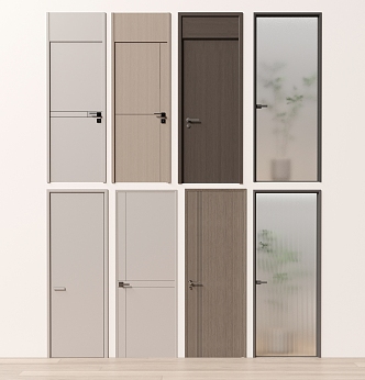 Door Interior Door Glass Door Toilet Door Frosted Glass Changhong Glass 3d model