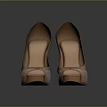 Fashionable Brown Peep Toe High Heels With Cutout Pattern And Elegant Design