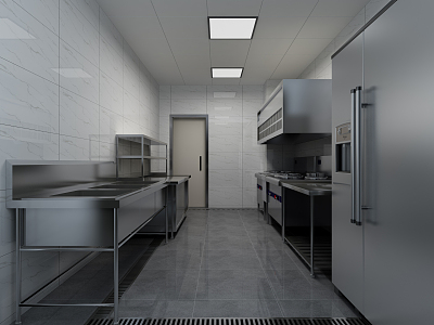 Modern Kitchen 3d model