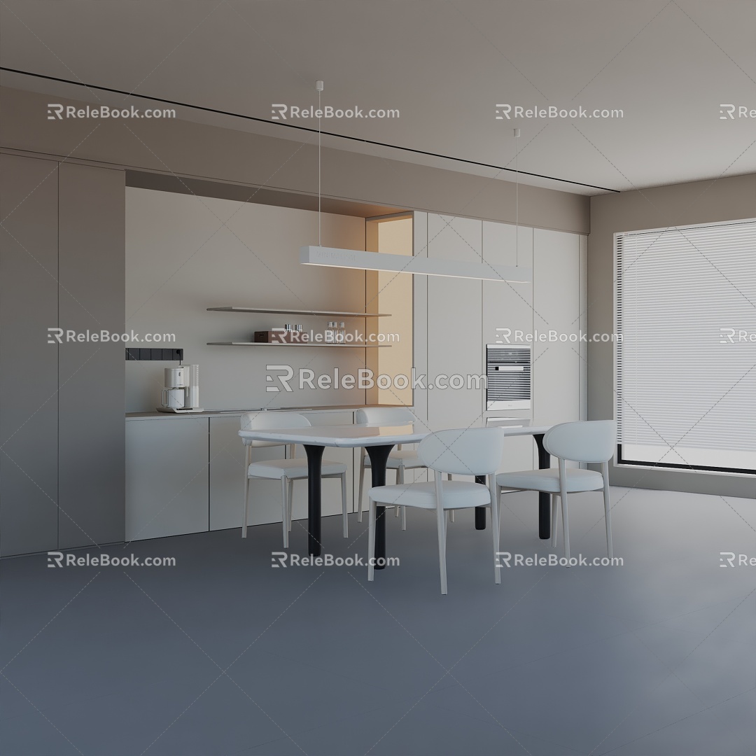 Table combination 3d model