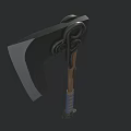 Tomahawk Game Axe Ares Axe Mountain Axe Pangu Axe Firewood Axe Cold Weapon Low Face Number Low Model Simple Model Movie Level Realistic 3d model