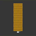 Yellow Mesh Household Item Mat With Durable Design And Metal Clip
