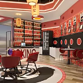 Traditional Martial Arts Training Space With Cultural Decor