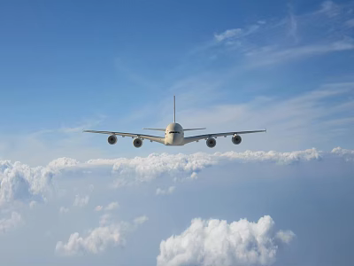 modern aircraft 3d model