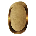 Unique Shaped Brass Wall Lamps With Sleek Curved Design For Indoor Decor