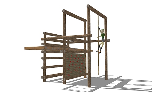 Modern obstacle sketch 3d model