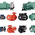 Assorted Industrial Pumps With Multiple Colors And Diverse Designs For Industrial Applications