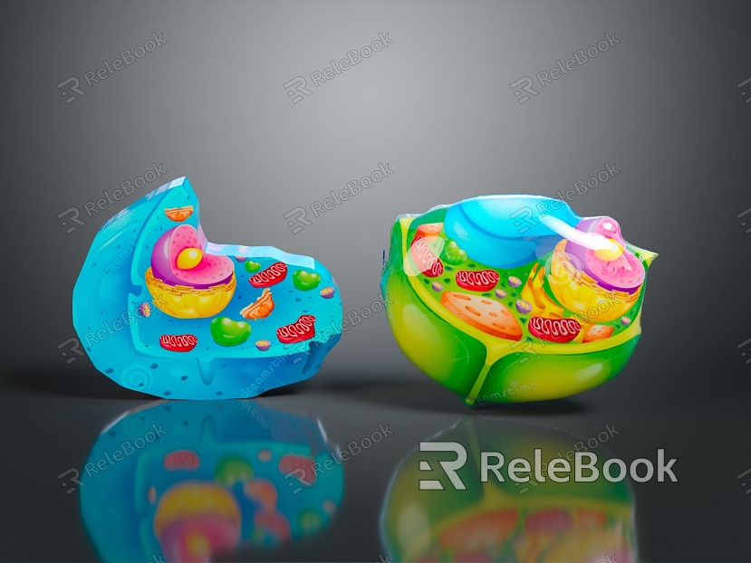 eukaryotic cell cross section cell cell structure cell tissue anatomy organ human organ model