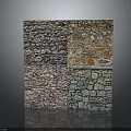 Natural Stone Samples With Different Textures And Patterns For Interior Design