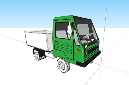 Small truck 3d model