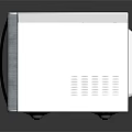 Stainless Steel Microwave Oven For Modern Kitchen With Digital Control Panel And Glass Door