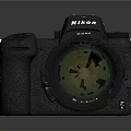 modern camera nikon slr camera card machine 3d model