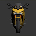 Modern Motorcycle Two-wheeled Motocross Motorcycle 3d model