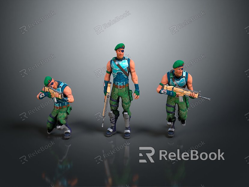 Special Forces Special Forces Special Army Special Warriors Rapid Reaction Force Soldiers Warriors model