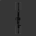Futuristic GOLIATH Gun Design With Black White Yellow Accents Scope And Grip