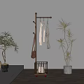 Floor Hanger Removable Coat Rack Hanger 3d model