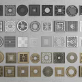 Decorative Tree Grates With Various Geometric Patterns And Different Shapes