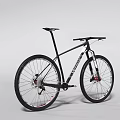 SYNDIC Black Gray Mountain Bike Frame With Red Brakes And Off Road Wheels