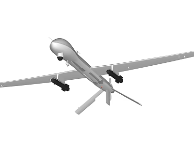 Intelligent Drone With Long Range Flight And Advanced Surveillance Capabilities 3d model