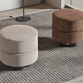 Modern Minotti sofa stool 3d model