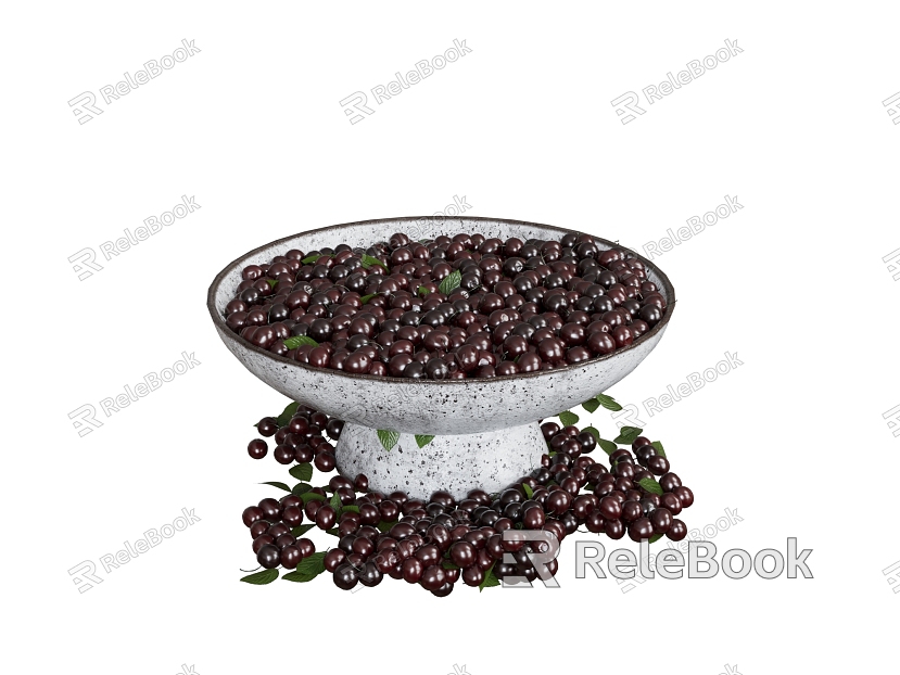 Fruit Fruit Plate Dining Table Ornaments Kitchen Supplies model