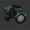 DSLR Camera Card Machine Digital Camera Digital Camera Photographic Equipment 3d model
