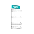 Commercial Metal Multi-tier Display Shelf for Retail Product Storage and Organization