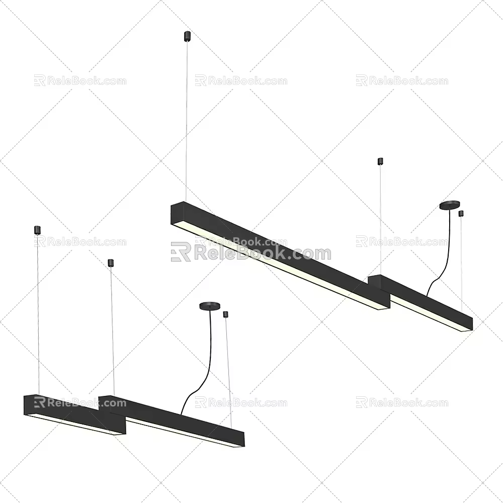 Thiny Snake Modern Folding Pendant 18 3d model
