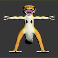 Lizard Anime Lizard Chameleon Cartoon Lizard Reptile Cold Blooded Animal Reptile Class 3d model