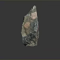 Natural Irregular Shaped Stone With Green And Pink Textured Surface For Construction Projects