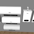 Modern White Wall Mounted Household Appliances With Digital Display And Multiple Styles